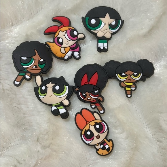 Accessories Powerpuff Girls Jibbitz Croc Charms Buttercup Blossom Set